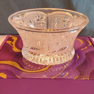 Vintage Lausitzer Glass "margret" Daisy Pattern 24% Lead Crystal (German)